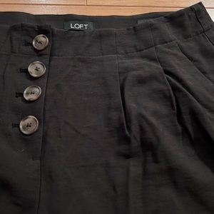Loft cropped fluid trousers